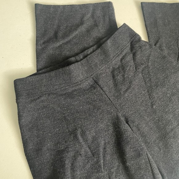 Eileen Fisher Texture Casual Straight Leg Pants Gray - Picture 6 of 8